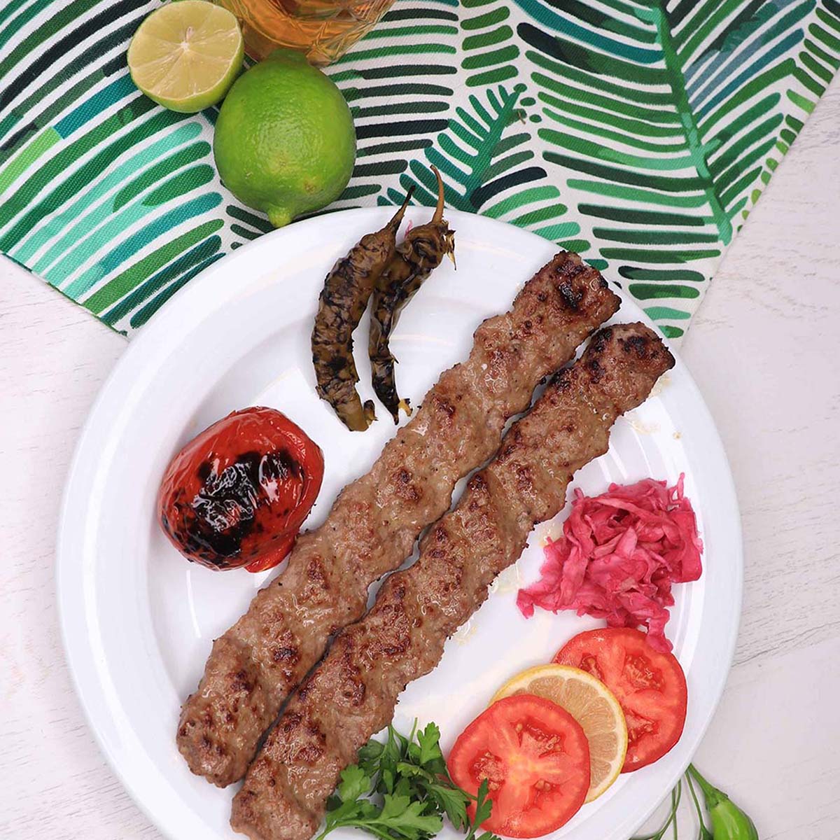 آموزش پخت کباب در گریل سنگی