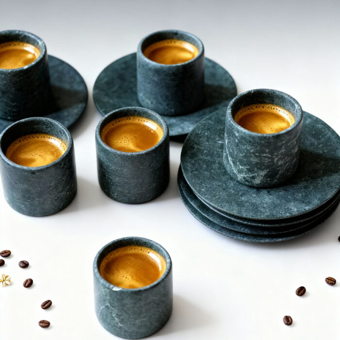 ست شات قهوه خوری سنگی